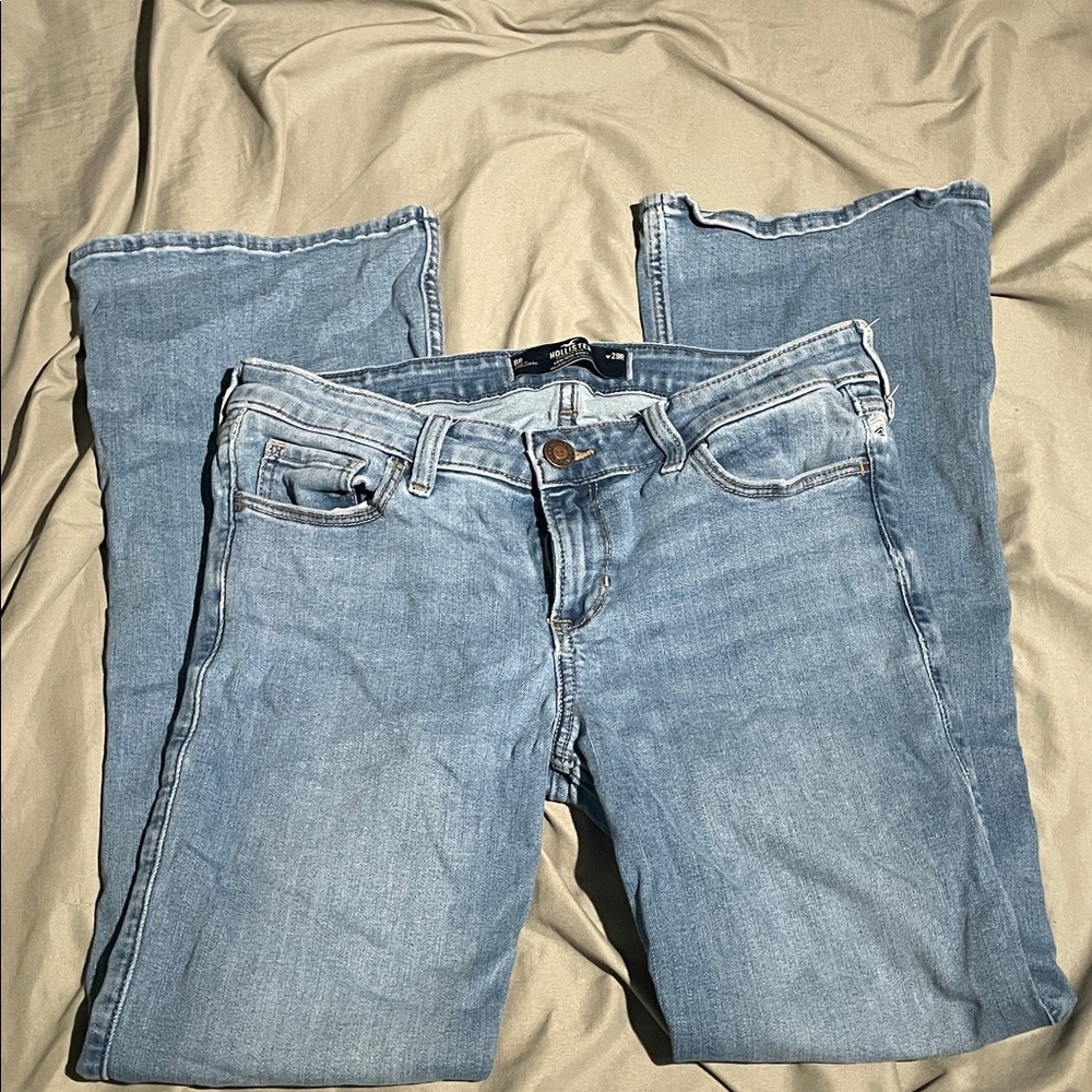 Hollister Light Blue Straight Leg Jeans